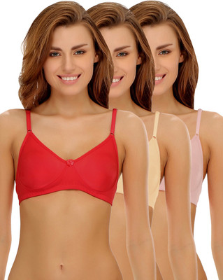 Clovia PRO Women Full Coverage Non Padded Bra(Multicolor)