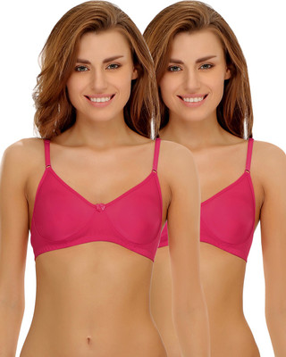 Clovia PRO Women Full Coverage Non Padded Bra(Pink)