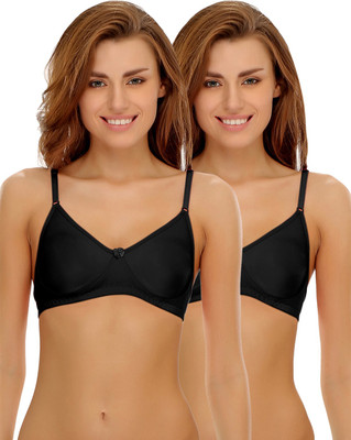 Clovia PRO Women Full Coverage Non Padded Bra(Black)