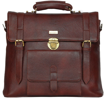 

SCHARF Harvey Dent - Long Day To Go 15.6" Laptop - Macbook Shoulder Messenger Bag Medium Briefcase - For Men & Women(Brown)