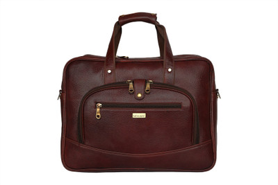

SCHARF Tyler Reece - The Gift Of The Gab 15.6" Laptop - Macbook Shoulder Messenger Bag Medium Briefcase - For Men & Women(Brown)