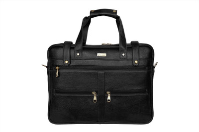 

SCHARF Nik Tomas - No Holds Bagged 17" Laptop - Macbook Shoulder Messenger Bag Medium Briefcase - For Men & Women(Black)