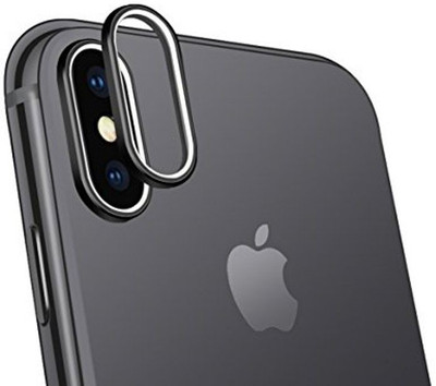 

ACUTAS Camera Lens Protector Ring Plating Aluminum for Apple iPhone X (Black) Camera Rig