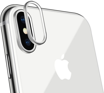 

ACUTAS Camera Lens Protector Ring Plating Aluminum for Apple iPhone X (Silver) Camera Rig
