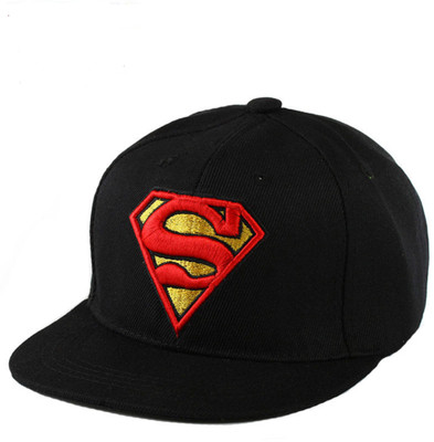 68 OFF on Friendskart Solid Black Superman Snapback baseball