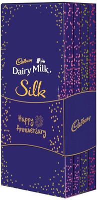 

Cadbury Dairy Milk Silk Happy Anniversary Library Gift Pack Bars(574 g)