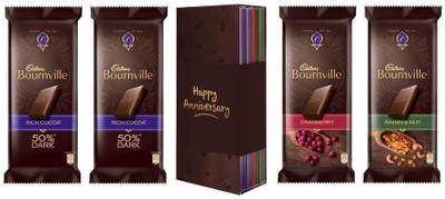 

Cadbury Bournville Library Chocolate Gift Pack (Happy Anniversary) Bars(320 g)