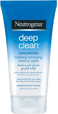 

Neutrogena Deep Clean Invigorating Makeup Removing Creamy Wash(149 ml)