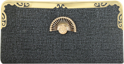 

JAZZENTERPRISES Casual Black Clutch