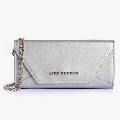 

Lino Perros Casual Silver Clutch