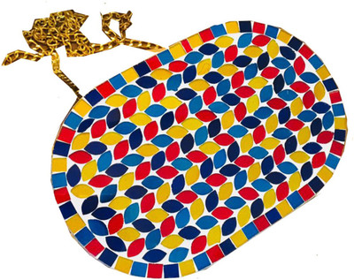 

Craftbazaar Party Multicolor Clutch