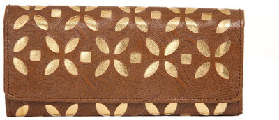 Aliado Casual Brown Clutch