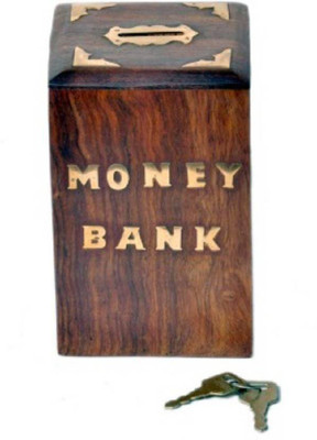 

MartCrown new money bank Coin Bank(Brown)