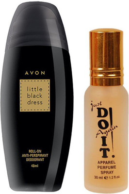 

Avon Anew Little Black Dress Anti -Perspirant Deodorant Roll-on - For Women (40 g) (22673) with one do it perfume 30 ml(Set of 2)
