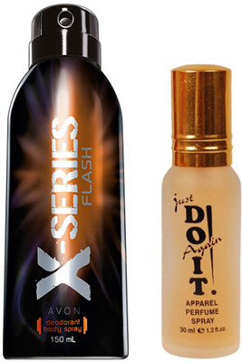 

Avon Anew X Series Body Spray 150ml - Flash Body Spray (150 ml) (22087) with one do it perfume 30 ml(Set of 2)