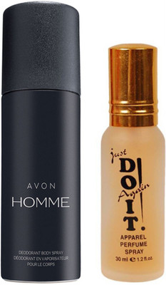 

Avon Anew homme body spray 150 ml (26765) with one do it perfume 30 ml(Set of 2)