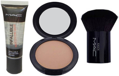 

KASCN ORIGINAL HIGH QUALITY PROFESSIONAL PRIMER,COMPACT,BRUSH COMBO KIT FOR ALL SKIN TONE(Set of 1)