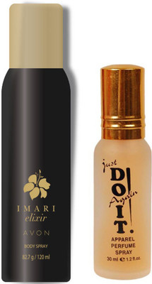 

Avon Anew IMARI elixir body spray 120 ml (22026) with one do it perfume 30 ml(Set of 2)