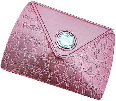 

INAAYA Double Sided Compact Mirrors Makeup Mirror For Women Beauty | Cosmetics Mirror | Face Make Up Mirror For Women And Girls (Pink)