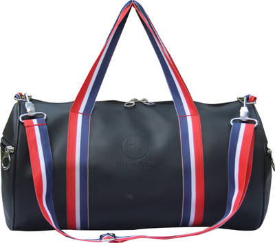 

Hyper Adam Leather Rite Heritage Look Gym Bag 17 inch/43 cm Travel Duffel Bag(Black)