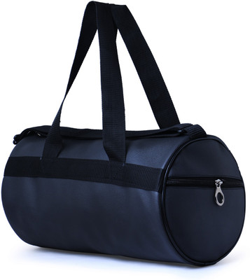 

Hyper Adam Leather Rite Antique Trendy 17 inch/43 cm Gym Bag ( Black ) Travel Duffel Bag(Black)