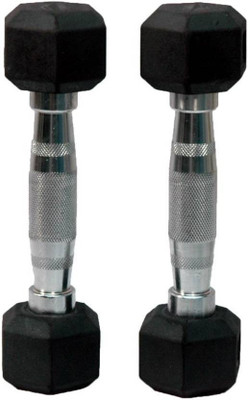 

Neulife Hex Dumbbell 2kg ( 1 kg each ) Fixed Weight Dumbbell(2 kg)