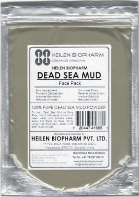 

Heilen Biopharm Dead Sea Mud - Revitalizing | Exfoliating face Pack (800 gm / 28 oz / 1.76 lb)(800 g)