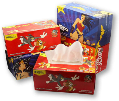 

Creative Hygiene Facial Tissue Box 2 Ply 200 Pulls 400 Sheets(Pack of 5)