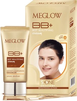 

Meglow BB Cream with SPF 15+ Protection for Women(30 g)