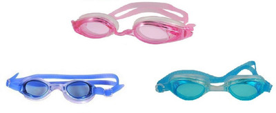 

Smart Pro Swimming Goggles(Pink, Blue), Multicolor