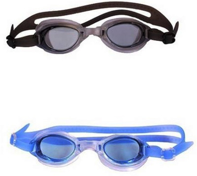 

Smart Pro Swimming Goggles(Black, Blue), Multicolor