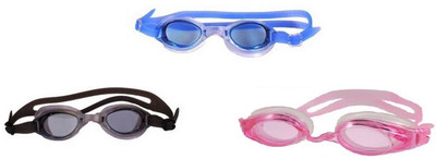 

Smart Pro Swimming Goggles(Black, Blue, Pink), Multicolor