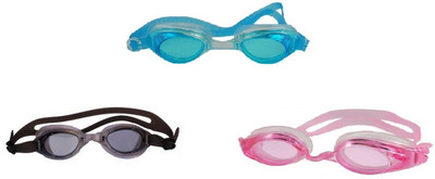 

Smart Pro Swimming Goggles(Black, Blue, Pink), Multicolor