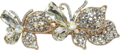 

Dolls N Queens Butterfly Bling Hair Clip(White)