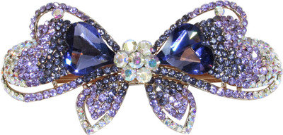 

Dolls N Queens Party Ribbon Hair Clip(Purple)