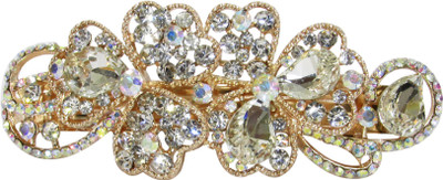 

Dolls N Queens Butter Flower Hair Clip(White)