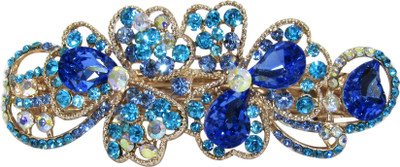 

Dolls N Queens Butter Flower Hair Clip(Blue)