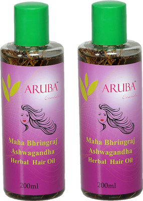

Aruba Essentials Maha Bhringraj Ashwagandha Hair Oil(400 ml)