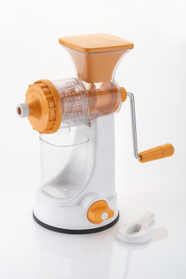 

VR Elegance Unbreakable Fruit & Vegetable Plastic, Stainless Steel Hand Juicer(Orange Pack of 1)