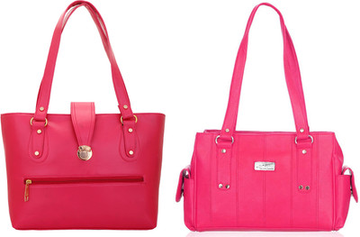 

Lady bar Shoulder Bag(Pink)
