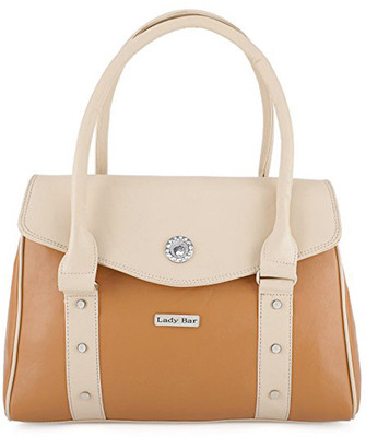 

Lady bar Hand-held Bag(Tan, Beige), Beige;tan