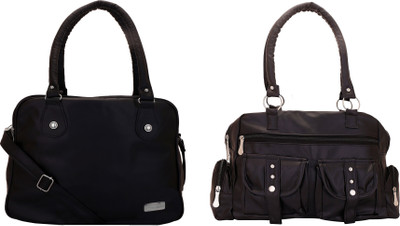 

Lady bar Shoulder Bag(Black)