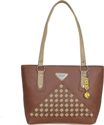 Alliya Women White, Pink Shoulder Bag