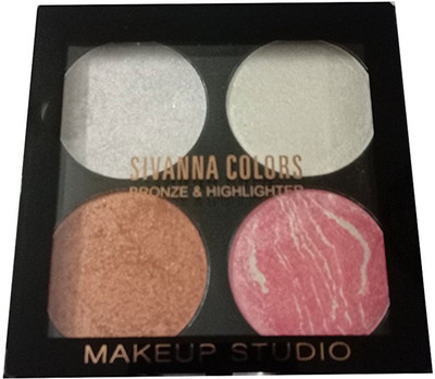 

Sivanna Colors Makeup Studio Bronze & Highlighter 12g (01) Highlighter(Multicolour)