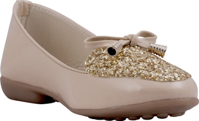 

77 seventy seven Girls Slip on Ballerinas(Multicolor, Cream