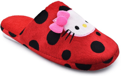 

Leon Girls Slip On Slipper Flip Flop(Red