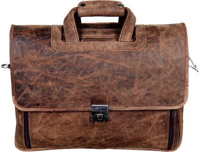 

HYATT 15.6 inch Laptop Messenger Bag(Brown)