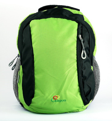 

Tagon 15 inch Expandable Laptop Backpack(Green), Black;neon green