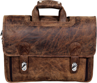 

HYATT 15.6 inch Laptop Messenger Bag(Brown)