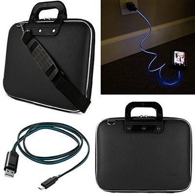 

SumacLife 11 inch Laptop Messenger Bag(Black)